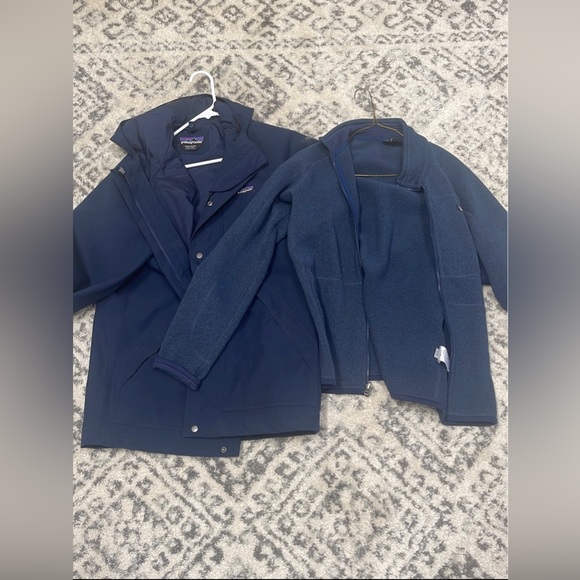 Men Patagonia 3-1 Fleece Parka-Performance Jacket - Picture 1 of 1